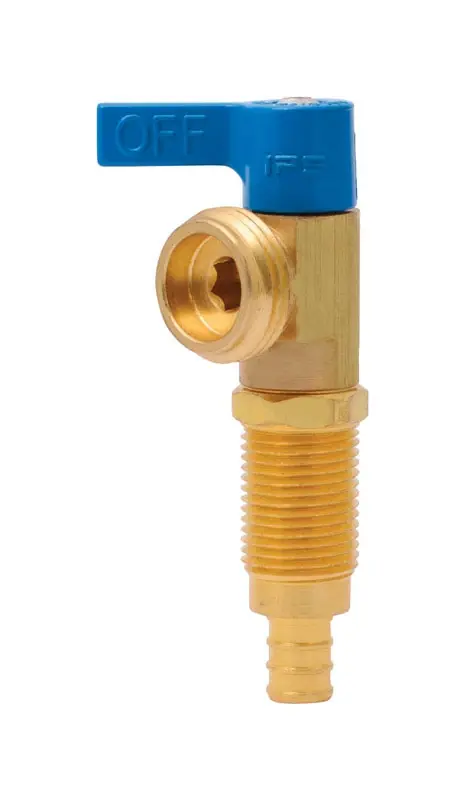 Pex Washing Machine Valve, Cold Water, 1/2 In.