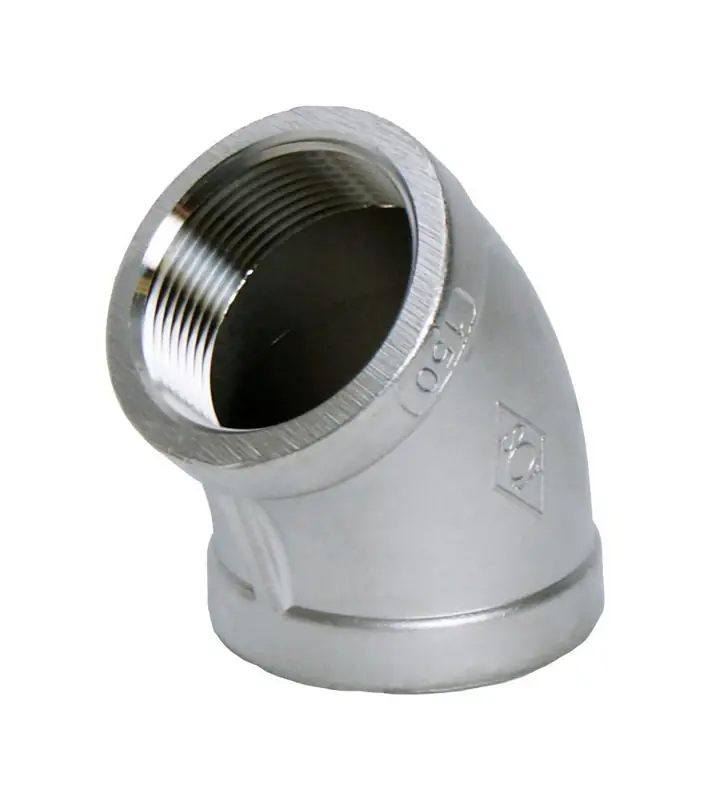 1-1/4 In. Fpt X 1-1/4 In. Fpt Stainless Steel 45 Degree Elbow