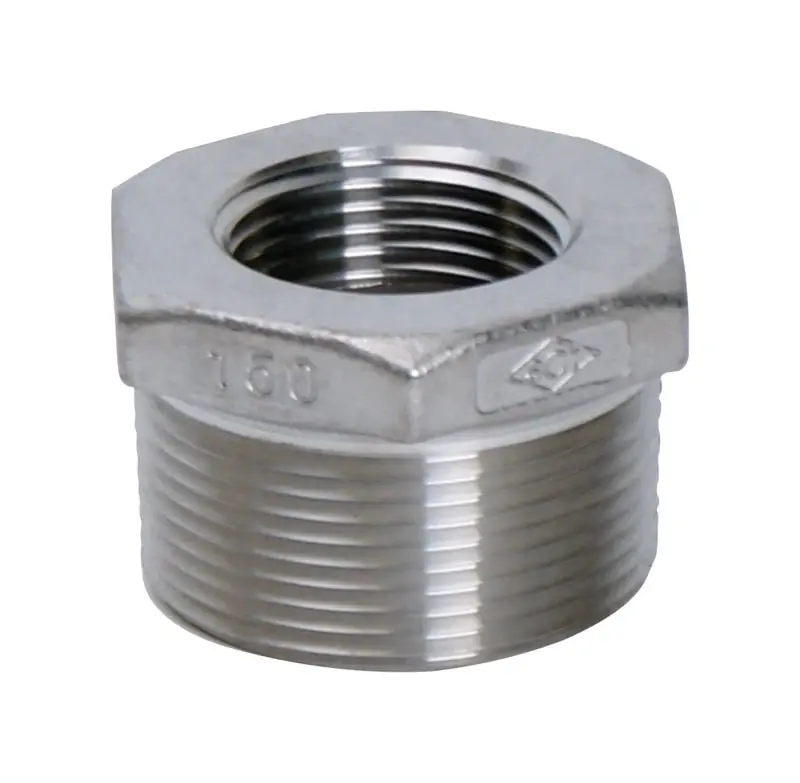 1-1/4 In. Mpt X 1 In. Fpt Stainless Steel Hex Bushing