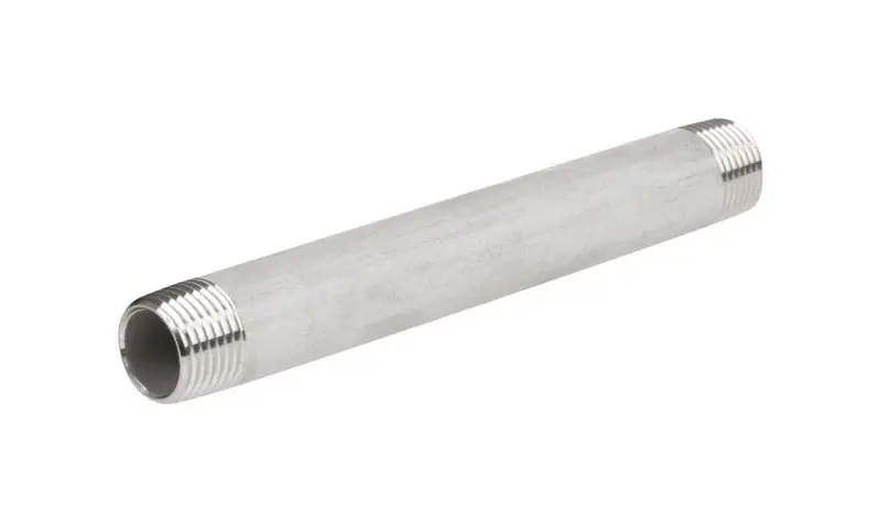 1 In. Mpt Stainless Steel 4 In. L Nipple - Lead-free