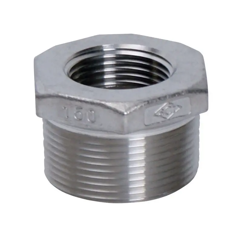 1 In. Mpt X 1/2 In. Fpt Stainless Steel Hex Bushing
