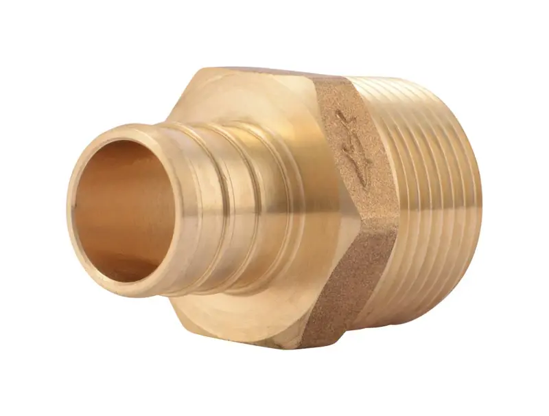 SharkBite 3/4 In. PEX Grade X 3/4 In. D MNPT Grade Brass Male Adapter
