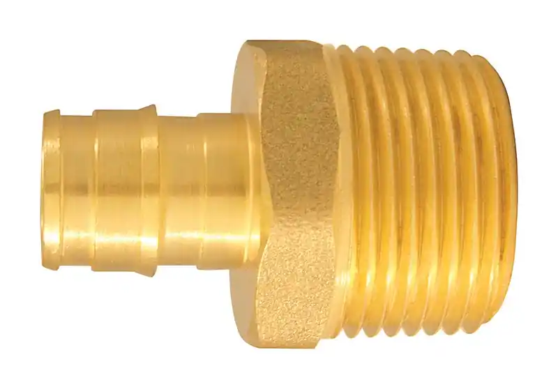 1/2 In. X 3/4 In. Brass Insert Fitting Mip Pex-a Adapter