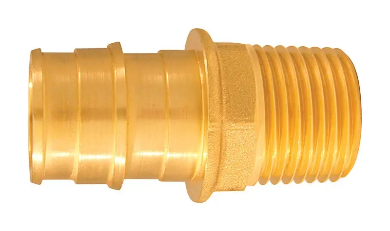 3/4 In. X 1/2 In. Brass Insert Fitting Mip Pex-a Adapter