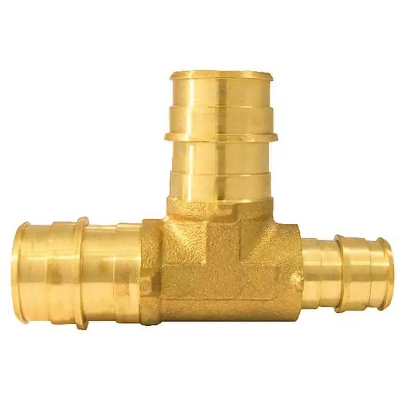 3/4 In. X 1/2 In. X 3/4 In. Barb Brass Reducing Pex-a Tee