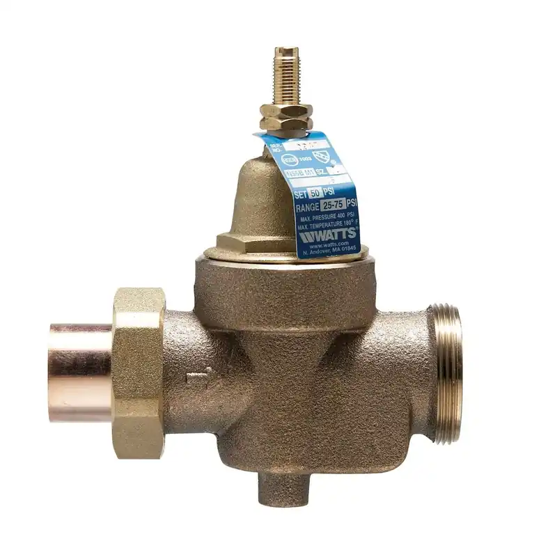 Watts 3/4 In. FNPT Brass Water Pressure Reducing Valve 3/4 In. FNPT 1 Pk