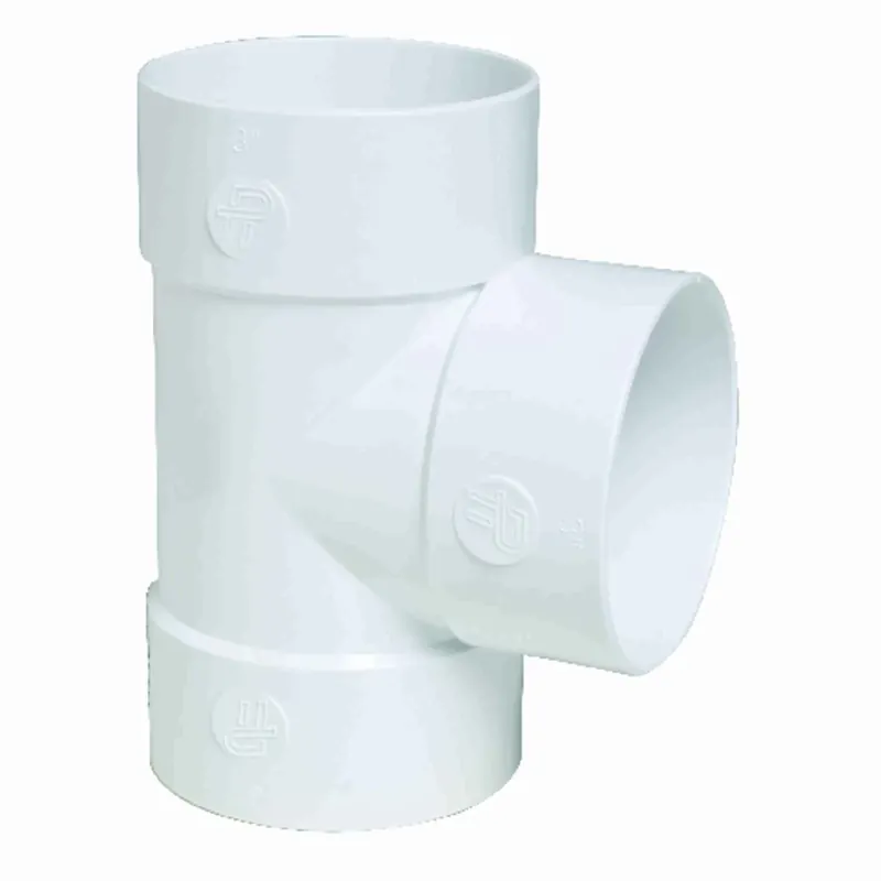Sdr35/3034 4 In. Hub X 4 In. Dia. Hub Pvc Straight Tee Fitting