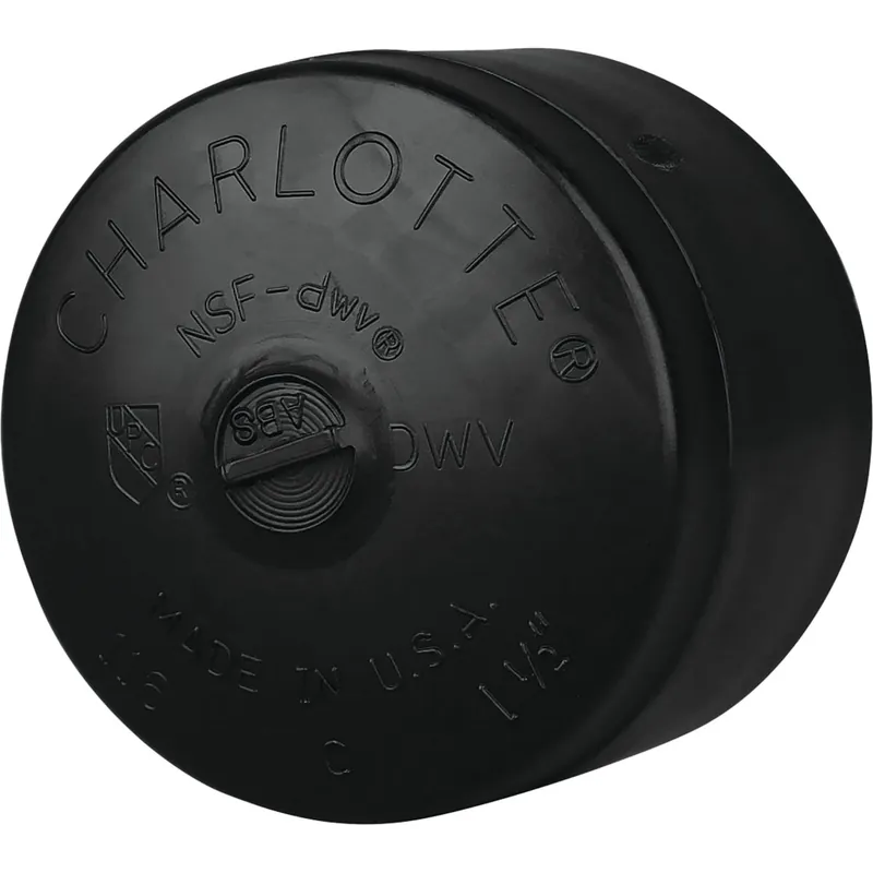 ABS/DWV Pipe Cap, 4 In.