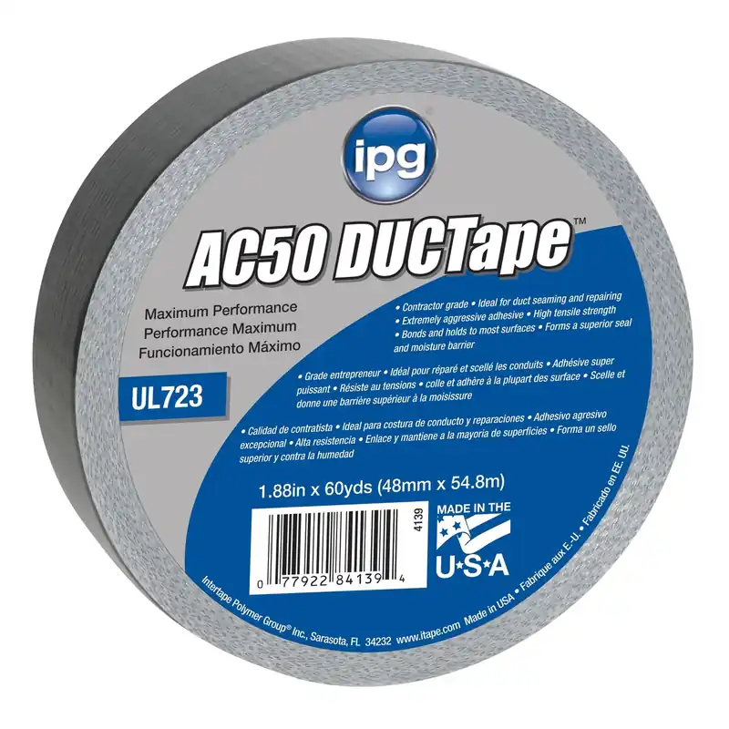 Ac50 Contractor Grade Duct Tape 1.88 In. X 60 Yd. Silver