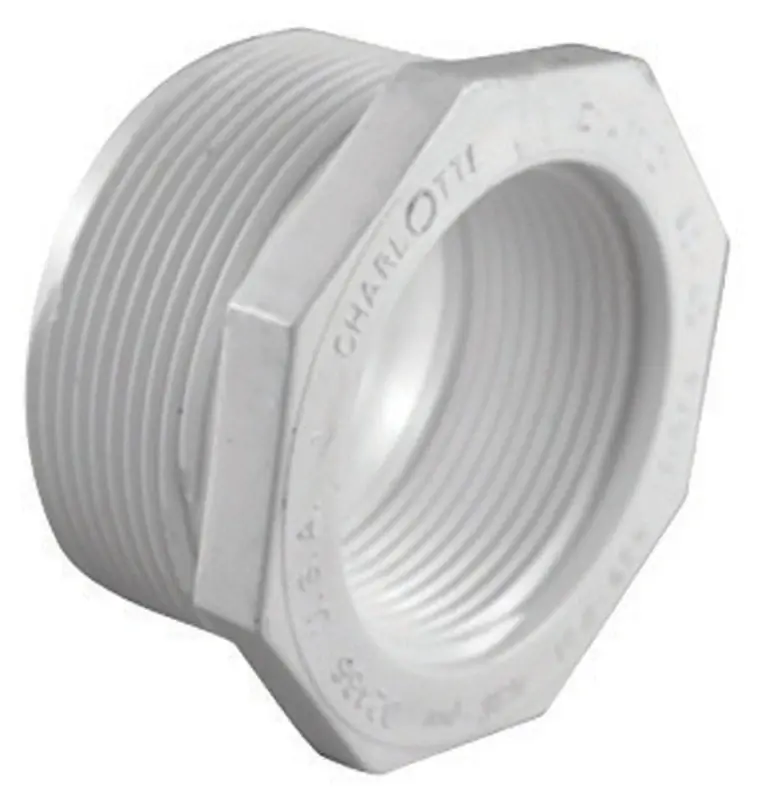 Charlotte Pipe Schedule 40 2 In. MPT X 1-1/2 In. D FPT PVC Reducing Bushing 1 Pk