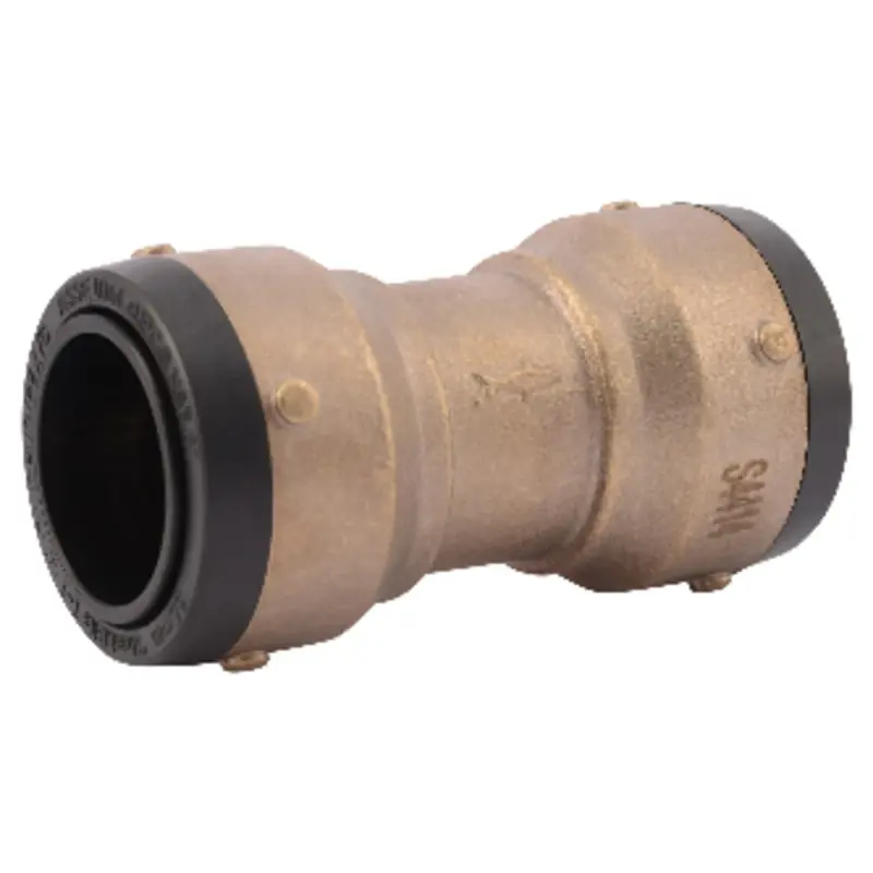 Push To Connect 1-1/4 In. D Brass Straight Coupling - Model Uxl0135