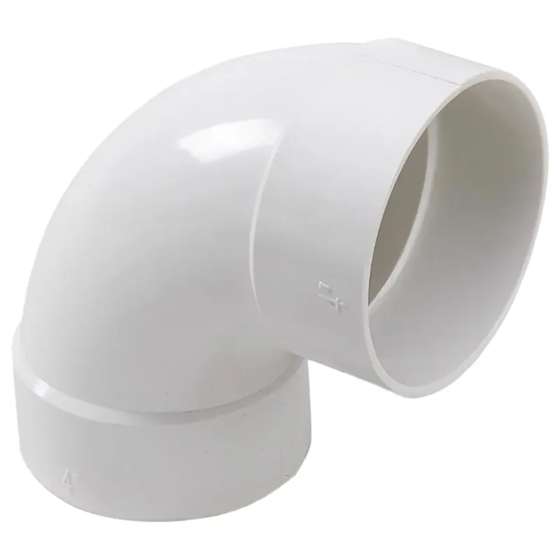 NDS Schedule 35 4 In. Hub Each X 4 In. D Hub PVC Elbow 1 Pk