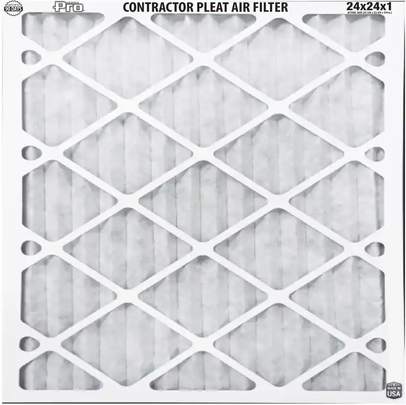 BestAir 24 In. W X 24 In. H X 1 In. 8 MERV Pleated Air Filter 1 Pk