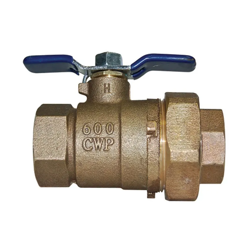 1 In. Brass Fip Union Ball Valve Full Port - Model 781289ll