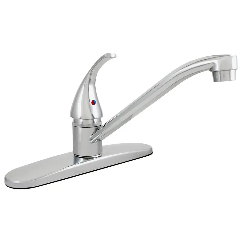 One Handle Chrome Kitchen Faucet 013 1105cp Low Arc Design 1.8 Gpm