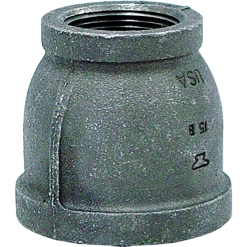 1-1/2 In. X 1 In. Malleable Black Iron Reducing Coupling
