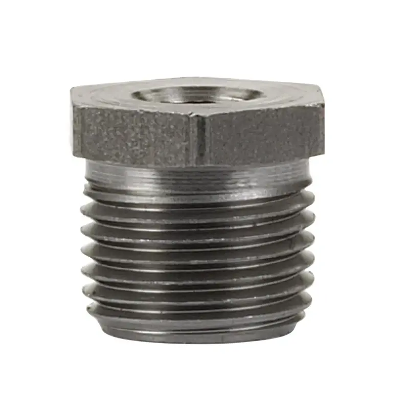 Billco Corporation 3/4 In. MPT X 3/8 In. D MPT Black Steel Hex Bushing