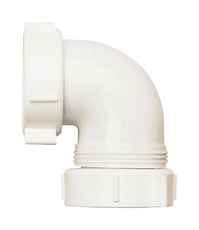 1-1/2 In. Diameter X 4-1/2 In. Length Plastic 90 Degree Elbow