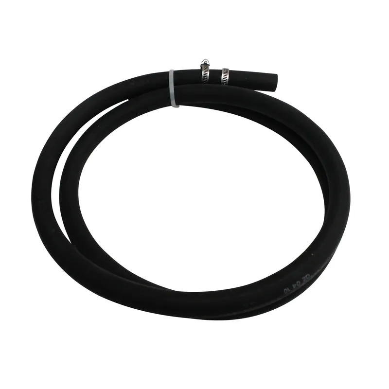 Rubber Dishwasher Hose 5/8 In. Diameter X 6 Ft. Length With Clamps