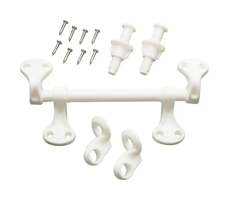 Pp835-36 Universal Toilet Seat Hinge White Plastic With Rust-proof Hardware