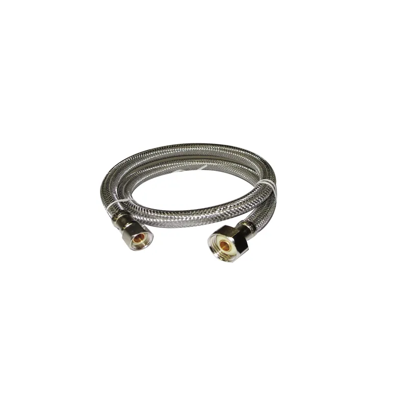 48 In. Stainless Steel Faucet Supply Line, 3/8 In. Compression X 1/2 In. I.p.