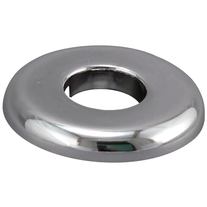Chrome Plated Plastic Floor/ceiling Plate 1 In. Diameter