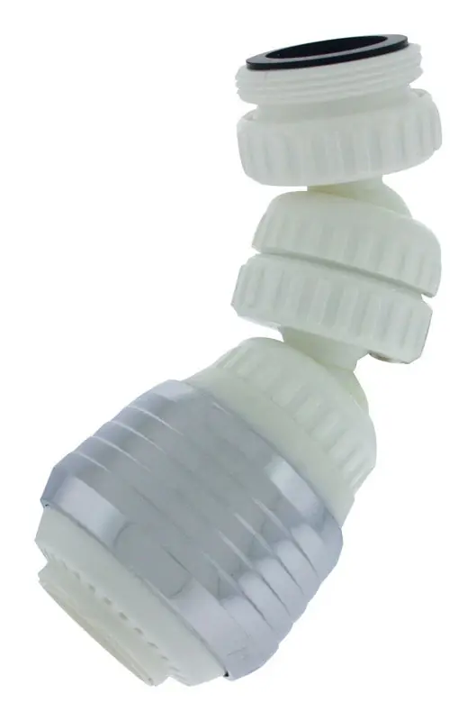 Plumb Pak Dual Thread 15/16 In.-27 X 55/64 In.-27 Chrome Plated Swivel Sprayrator