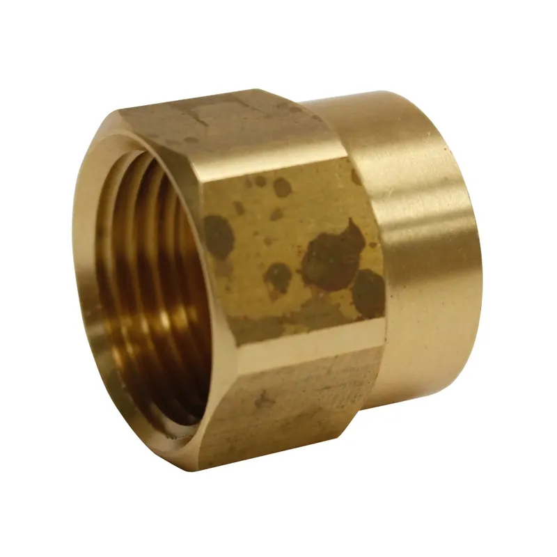Plumb Pak Brass 3/4 In. D X 3/4 In. D Hose Adapter 1 Pk