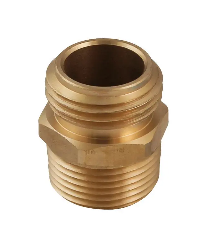 Plumb Pak Brass 3/4 X 3/4 In. D X 1/2 In. D Hose Adapter 1 Pk
