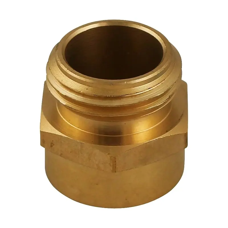 Plumb Pak Brass 1/2 In. D X 3/4 In. D Hose Adapter 1 Pk