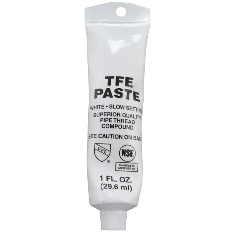 White Thread Sealant 1 Oz - Tfe Pipe Joint Sealant For Plumbing