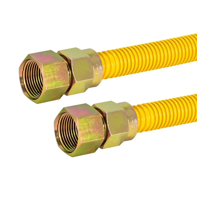 Gas Connector, Epoxy Coated, 5/8 OD X 36 In.
