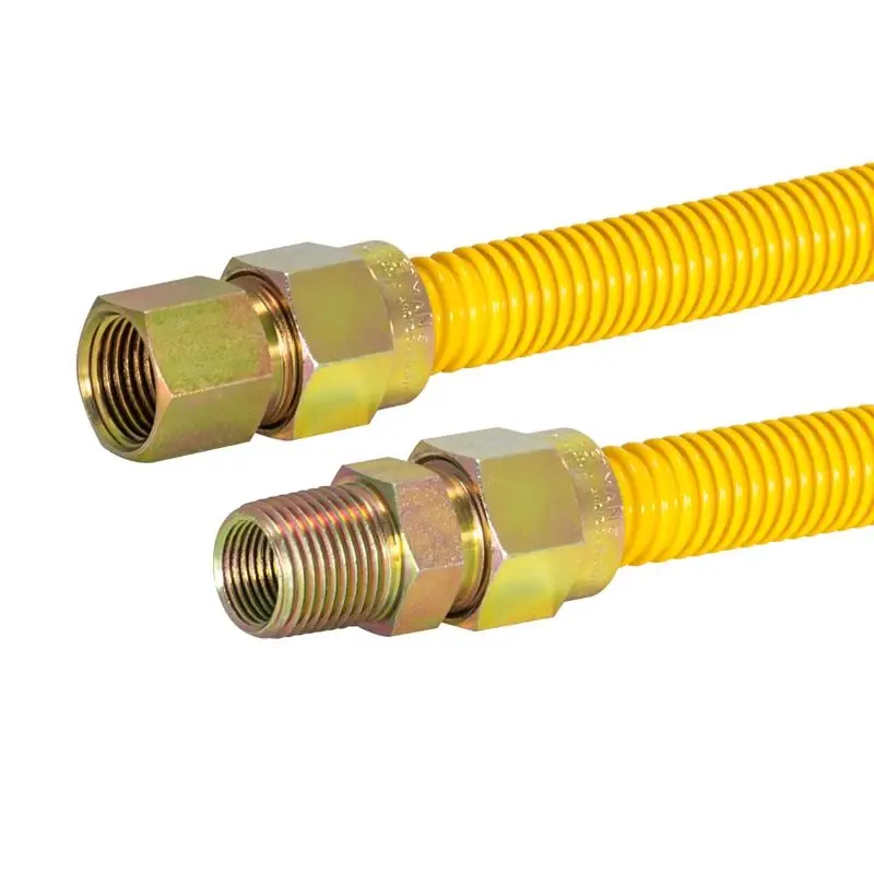 Gas Connector, Epoxy Coated, 5/8 OD X 60 In.