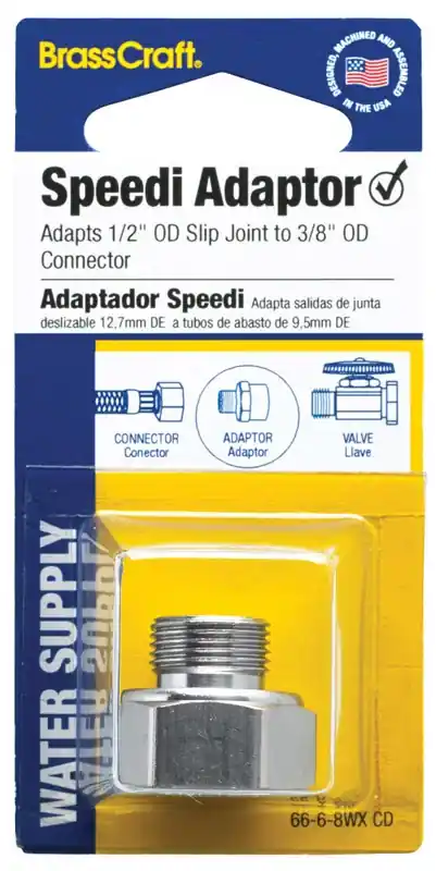 Adapter, No Lead Brass, 3/8 X .5 In. FIP