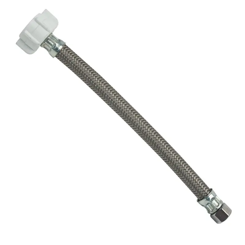 Toilet Water Supply Line, 3/8 Compression X 7/8 Fill Valve X 9-In.