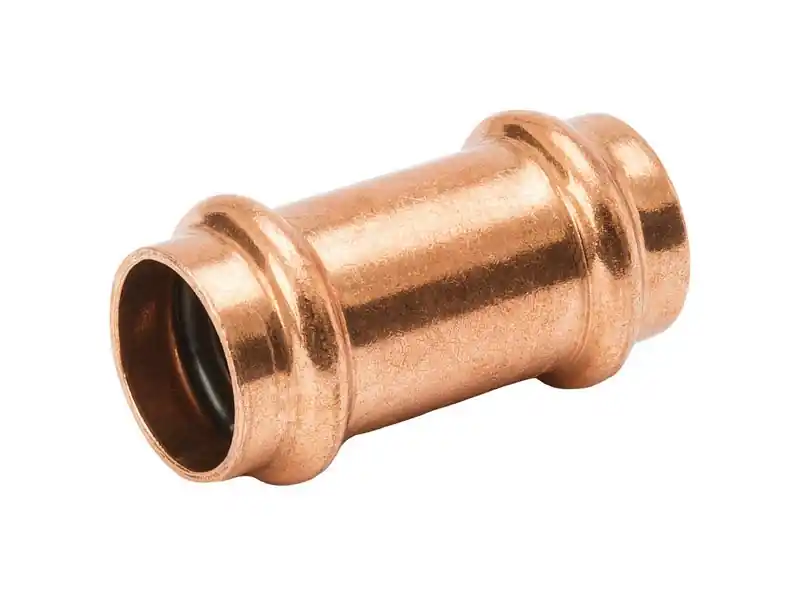 NIBCO Press System 1/2 In. Press X 1/2 In. D Press Copper Coupling Without Stop 1 Pk