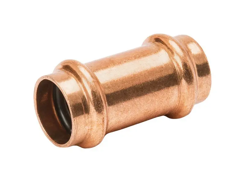 NIBCO Press System 3/4 In. Press X 3/4 In. D Press Copper Coupling Without Stop 1 Pk