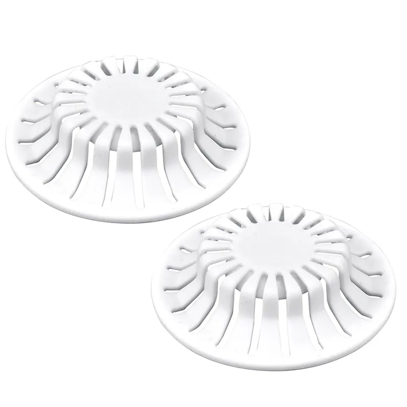 Danco 1-1/2 In. White Rubber Hair Snare Drain Cover