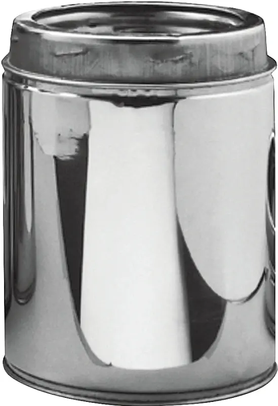 Selkirk Sure-Temp 6 In. D X 6 In. L Stainless Steel Chimney Pipe