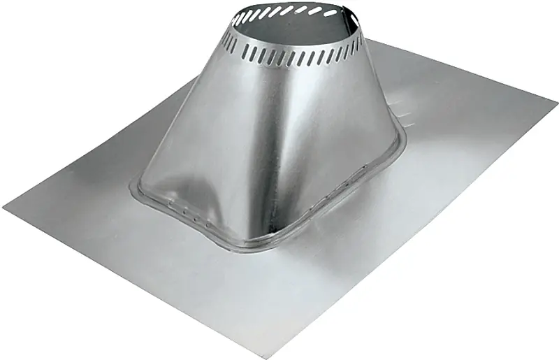 6 In. Diameter Stainless Steel Adjustable Roof Flashing For 12/12 To 24/12 Pitch