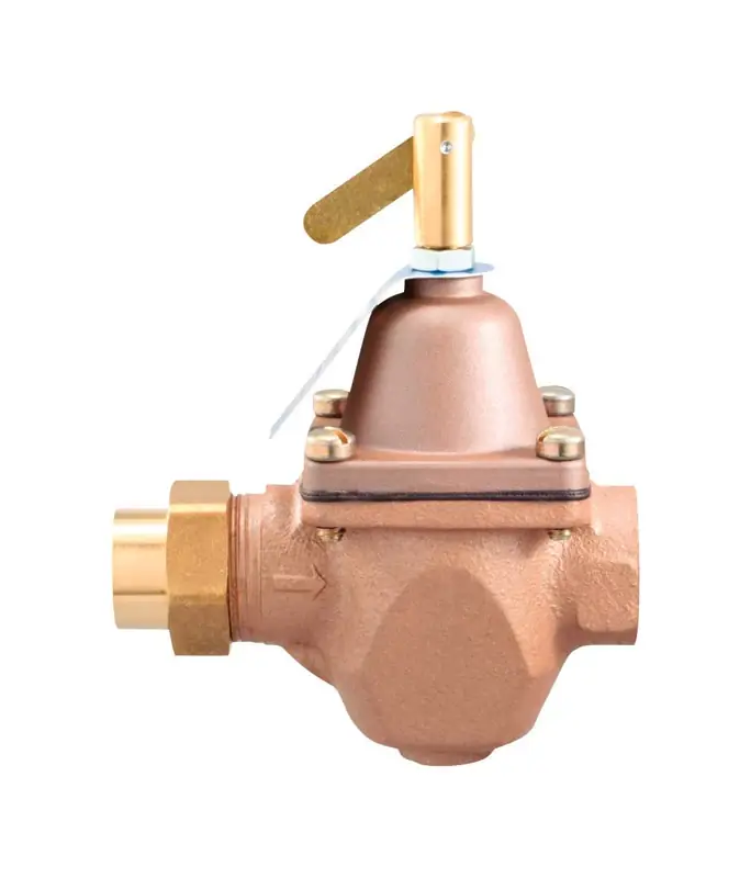 Watts 1/2 In. Female Solder Union Bronze Water Pressure Regulating Valve 1/2 In. FNPT 1 Pk