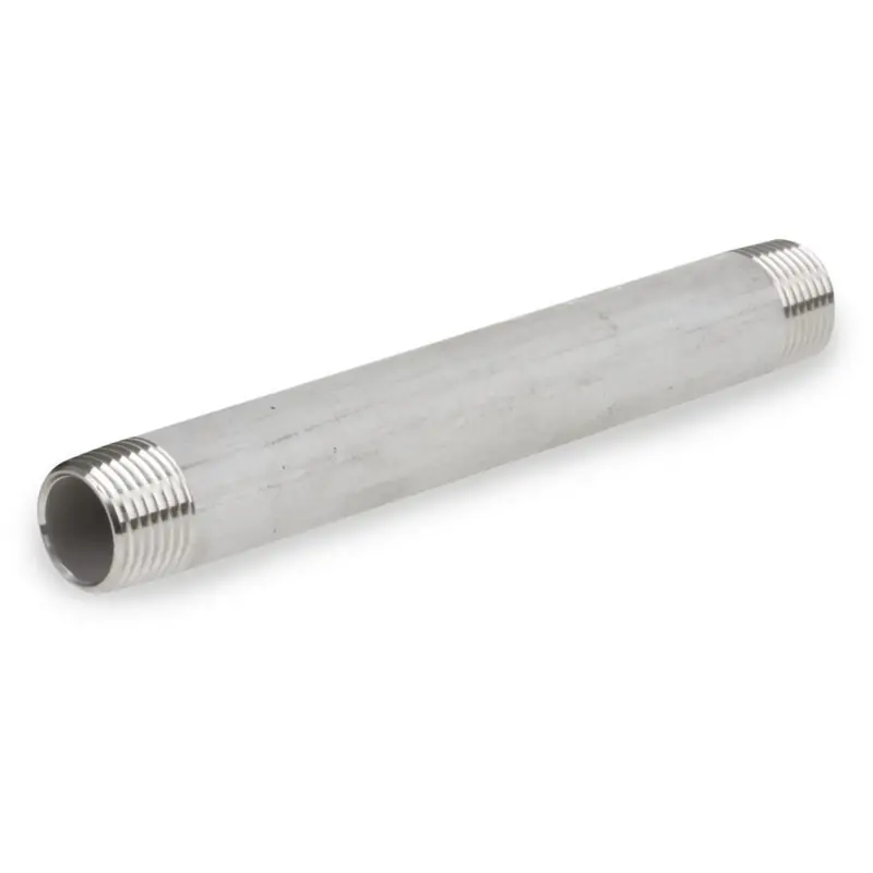 1-1/4 In. Mpt Stainless Steel 5 In. L Nipple - Lead-free