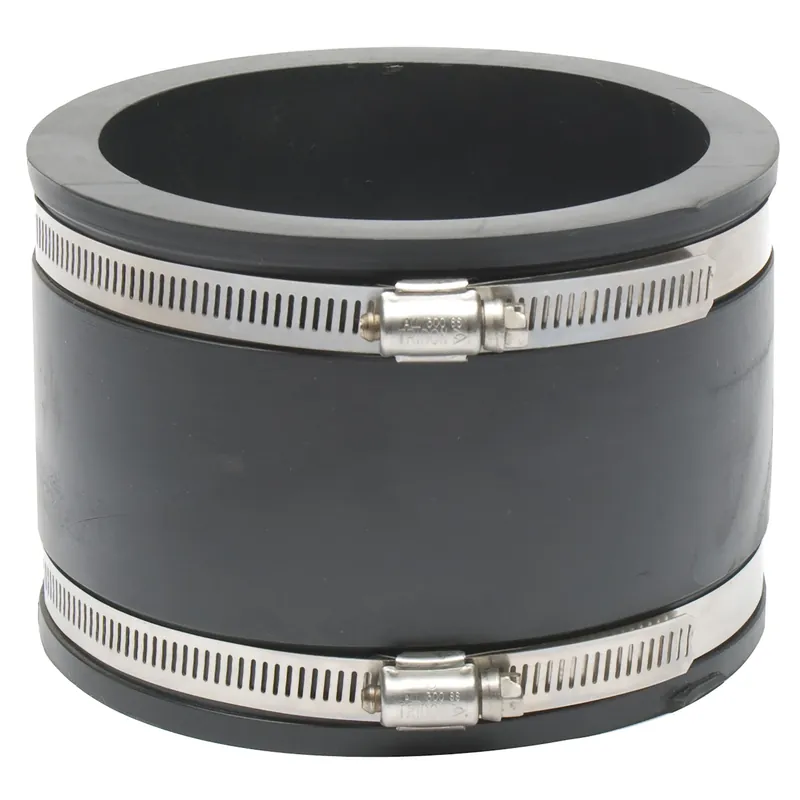 Fernco Schedule 40 4 In. Hub X 4 In. D Hub PVC 4 In. Flexible Coupling 1 Pk