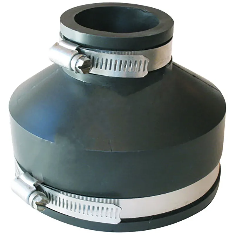 Fernco Schedule 40 4 In. Hub X 1-1/2 In. D Hub PVC Flexible Coupling 1 Pk