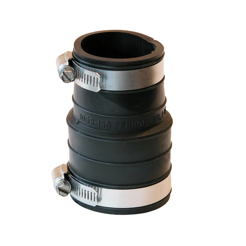 Fernco Schedule 40 1-1/2 In. Socket X 1-1/2 In. D Socket PVC 3 In. Flexible Coupling 1 Pk