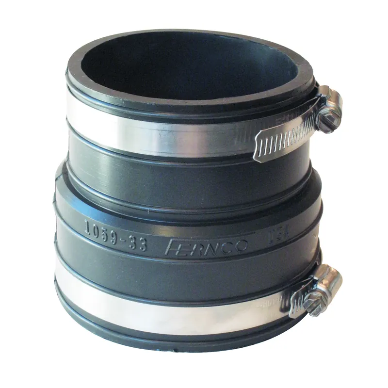 Fernco Schedule 40 3 In. Socket X 3 In. D Socket PVC Flexible Coupling 1 Pk