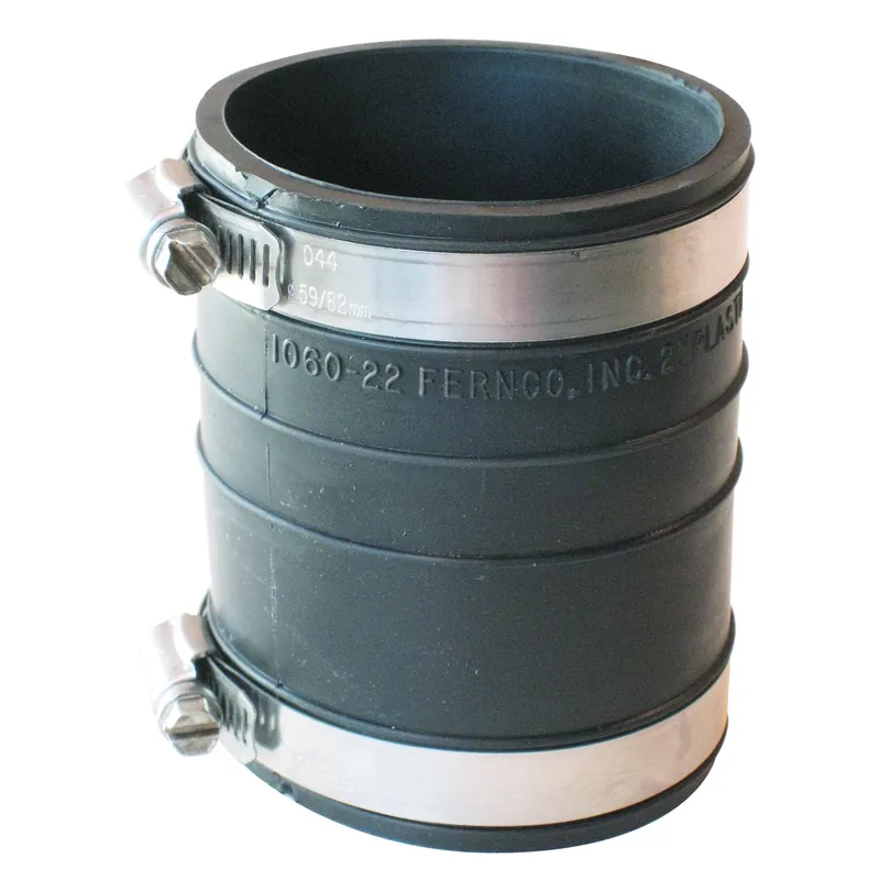 Fernco Schedule 40 2 In. Socket X 2 In. D Socket PVC Flexible Coupling 1 Pk