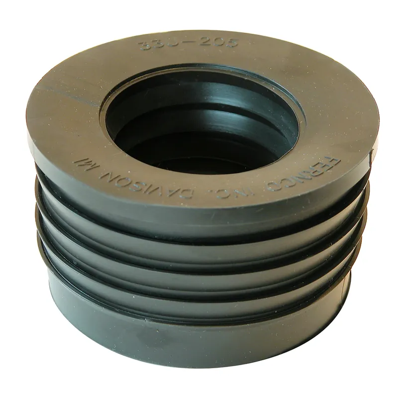 Fernco Schedule 40 3 In. Compression X 2 In. D Compression PVC Donut Fitting 1 Pk