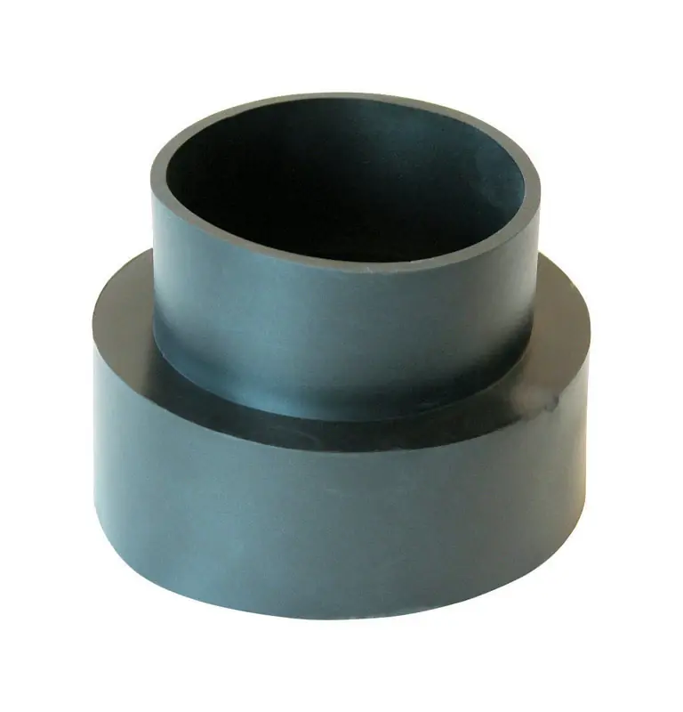 Fernco PlumbQwik Schedule 40 4 In. Hub Each X 3 In. D Hub PVC Downspout Adapter 1 Pk
