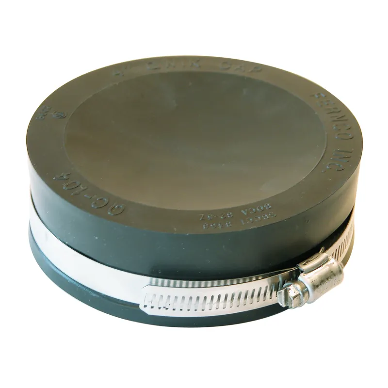 Fernco Schedule 40 4 In. Hub Hub PVC Drain Cap 1 Pk